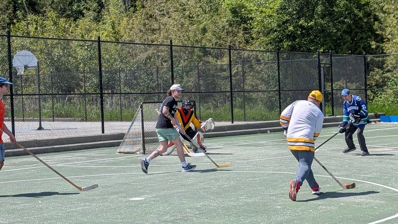 The Hockey Guy is live playing hockey