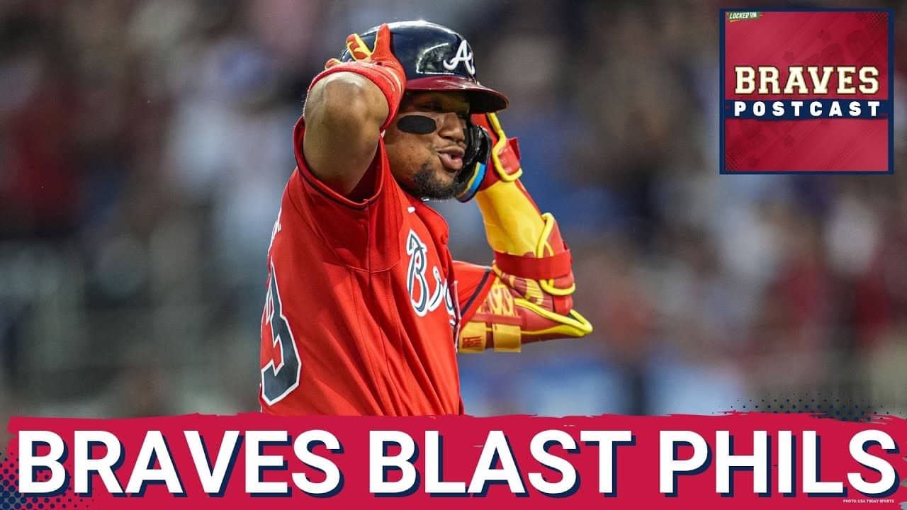 BRAVES POSTCAST: Atlanta Braves win opener; extend Philly losing streak to TEN GAMES  LIVE REACTION
