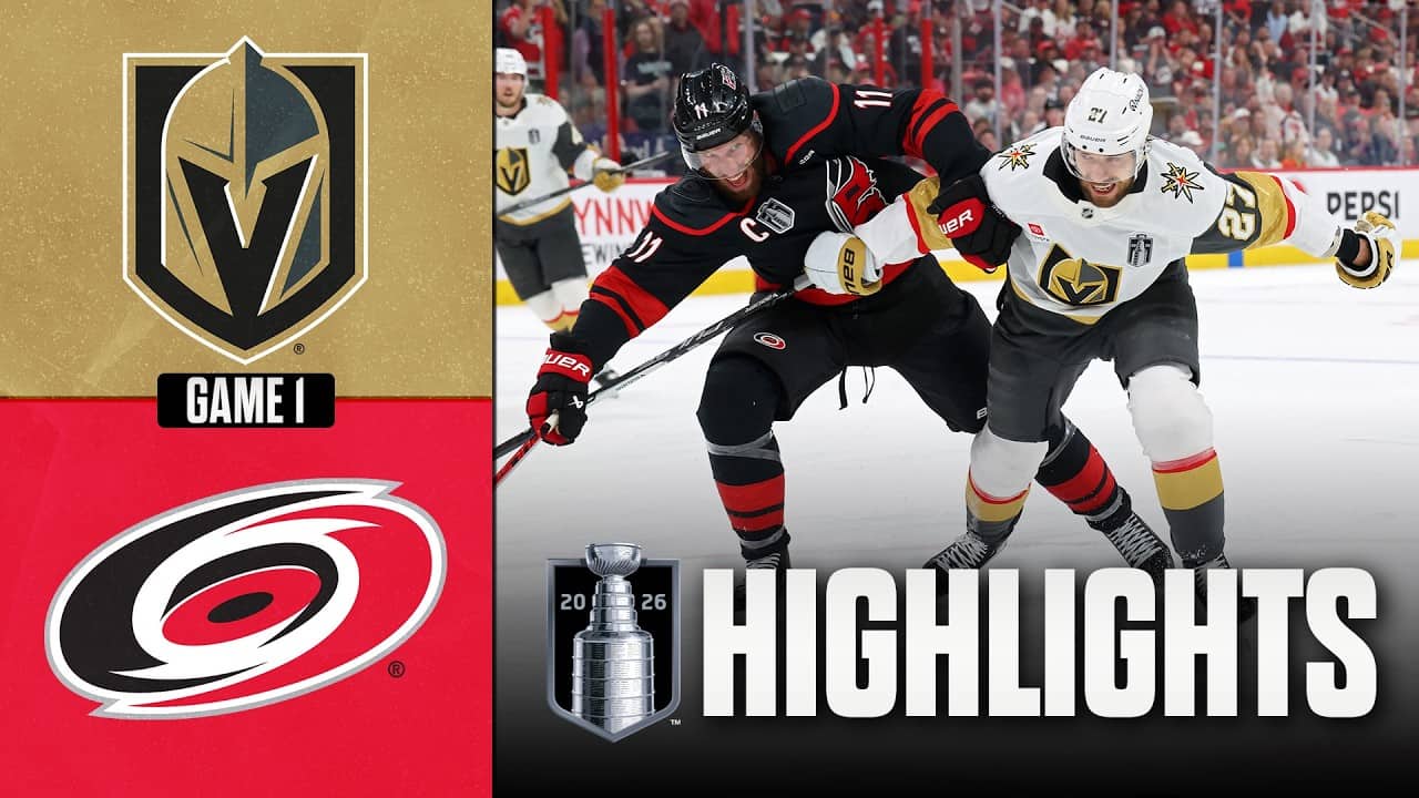Golden Knights vs. Hurricanes | NHL Playoff Highlights | Game 1 | June 2, 2026