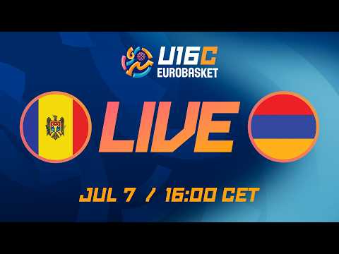 LIVE - Moldova v Armenia | FIBA U16 Women's EuroBasket 2026 Division C | Group Phase