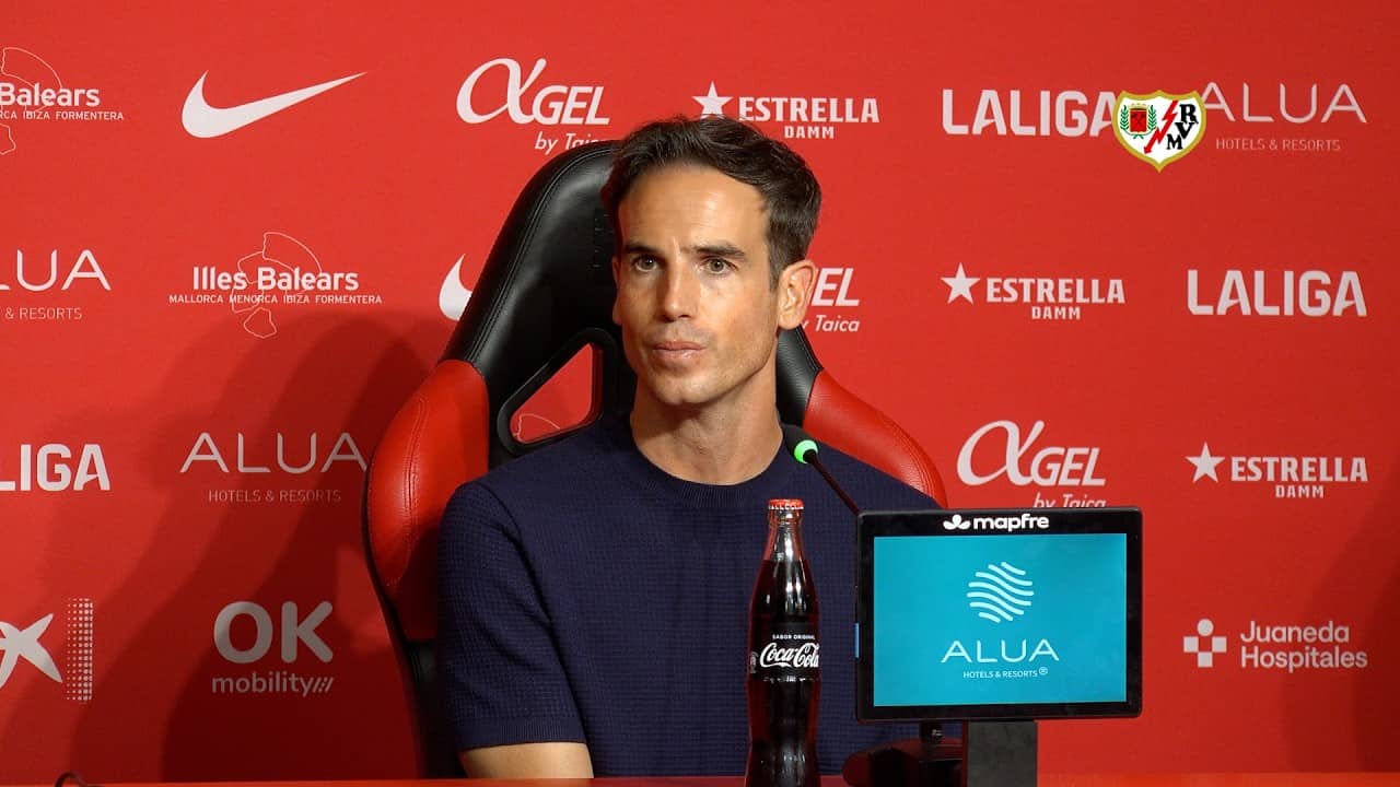 Íñigo Pérez tras el RCD Mallorca 3 -  Rayo Vallecano 0