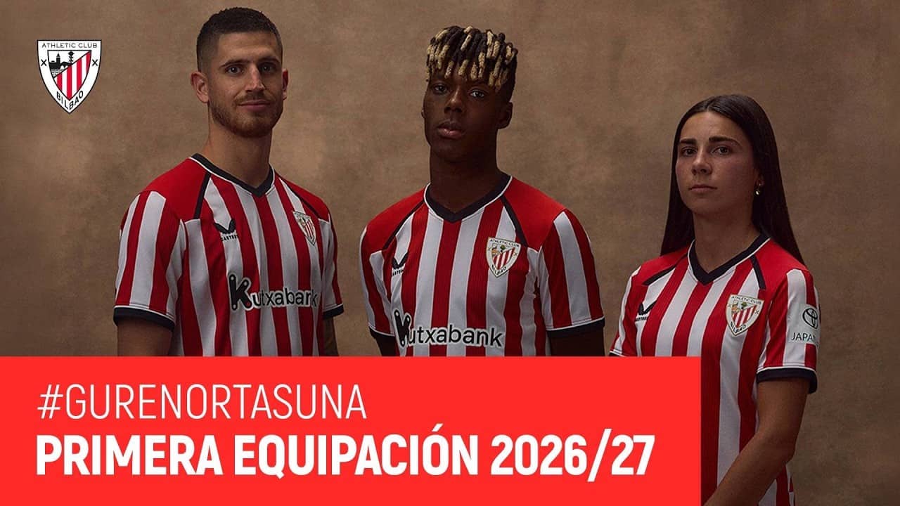 Athletic Club x Castore I Primera Equipación 2026/27 Home Kit