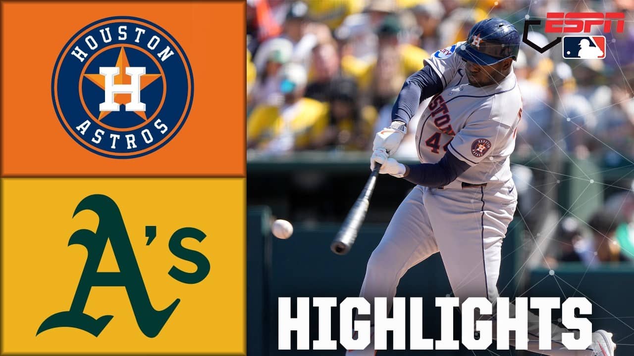 Houston Astros vs. Athletics | Full Game Highlights | ESPN MLB