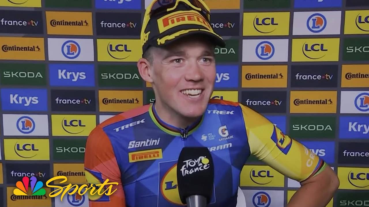 Mads Pedersen on Stage 4 win: 'Masterpiece in teamwork' | Cycling on NBC Sports