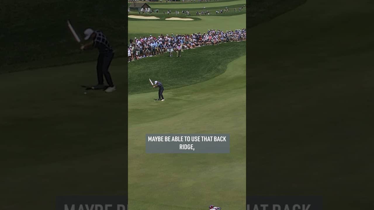 Spieth with some SERIOUS wedge skills! 😮‍💨