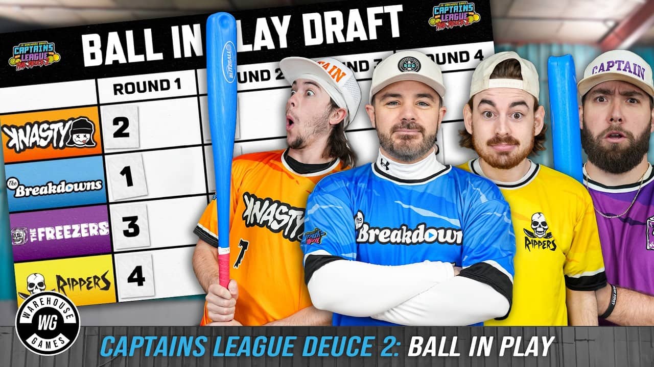 The Ball in Play Draft! | Captains League: The Deuce 2 | Jomboy, Jack Doyle, Shelfy, Jimmy Knorp