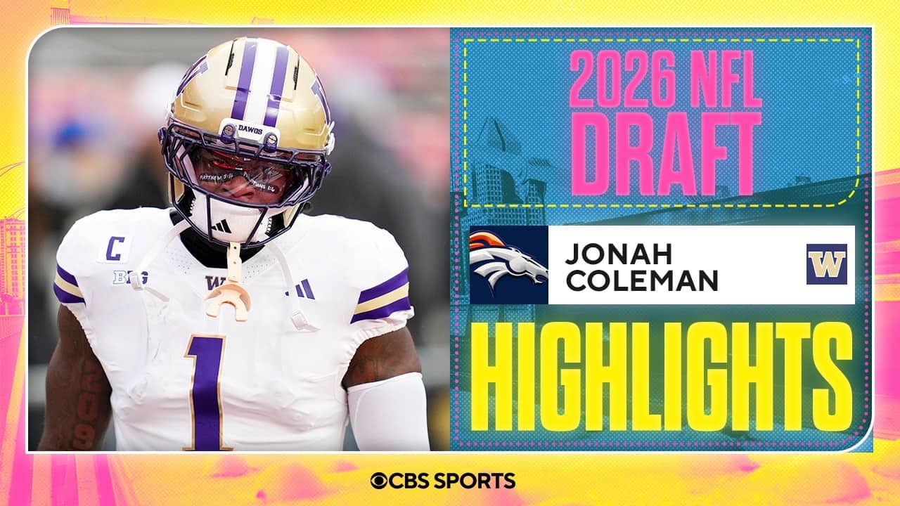 Jonah Coleman Washington Highlights | Drafted No. 108 to the Broncos