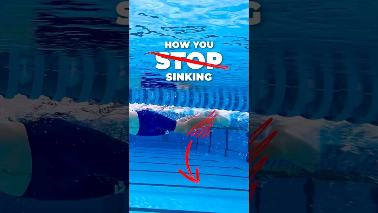 STOP sinking when you swim! Do this instead🏊‍♂️