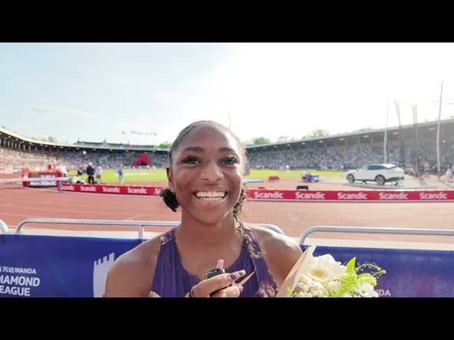 Melissa Jefferson-Wooden Talks Proving People Wrong After 10.84 To Win Stockholm Diamond League 100m