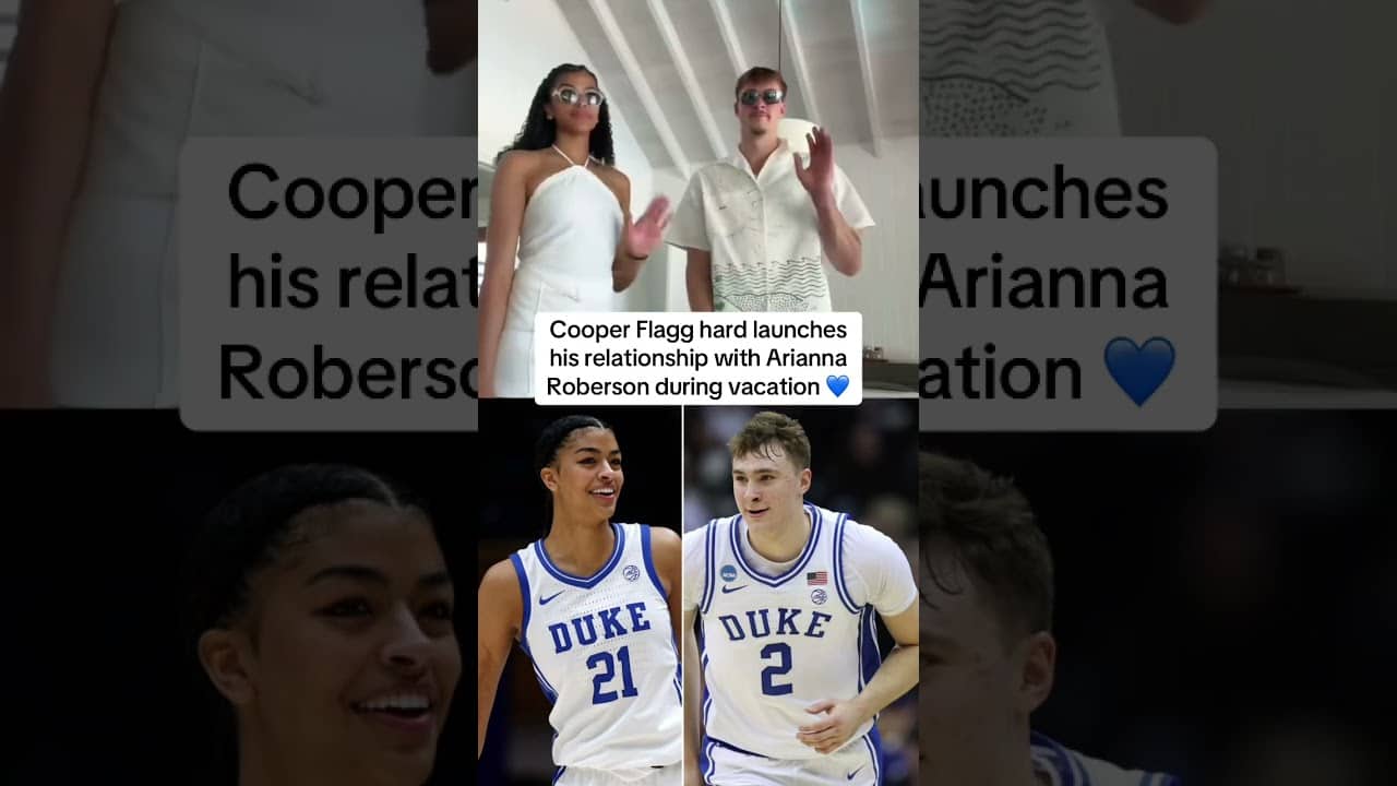 A Duke hard launch 💙🏀 (via @arianna.roberson/TT)