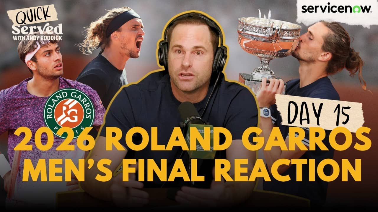 ZVEREV WINS 2026 ROLAND GARROS! Andy Roddick Men’s French Open Final Recap
