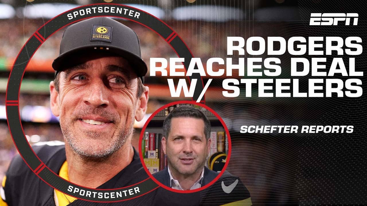 Aaron Rodgers and the Steelers reach agreement on a 1-year deal - Adam Schefter | SportsCenter