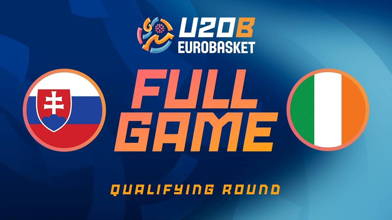 Slovakia v Ireland | Full Basketball Game | FIBA U20 Women's EuroBasket 2026 Division B