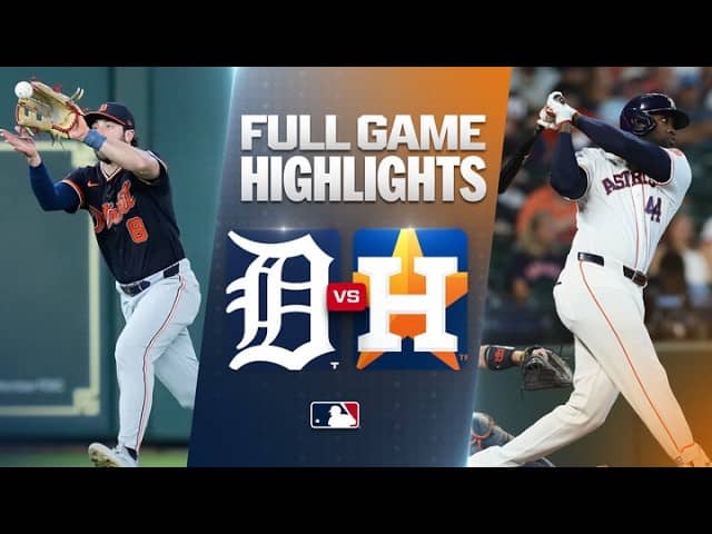 TIGERS vs. ASTROS Full Game Highlights (6/17/26) | MLB Highlights