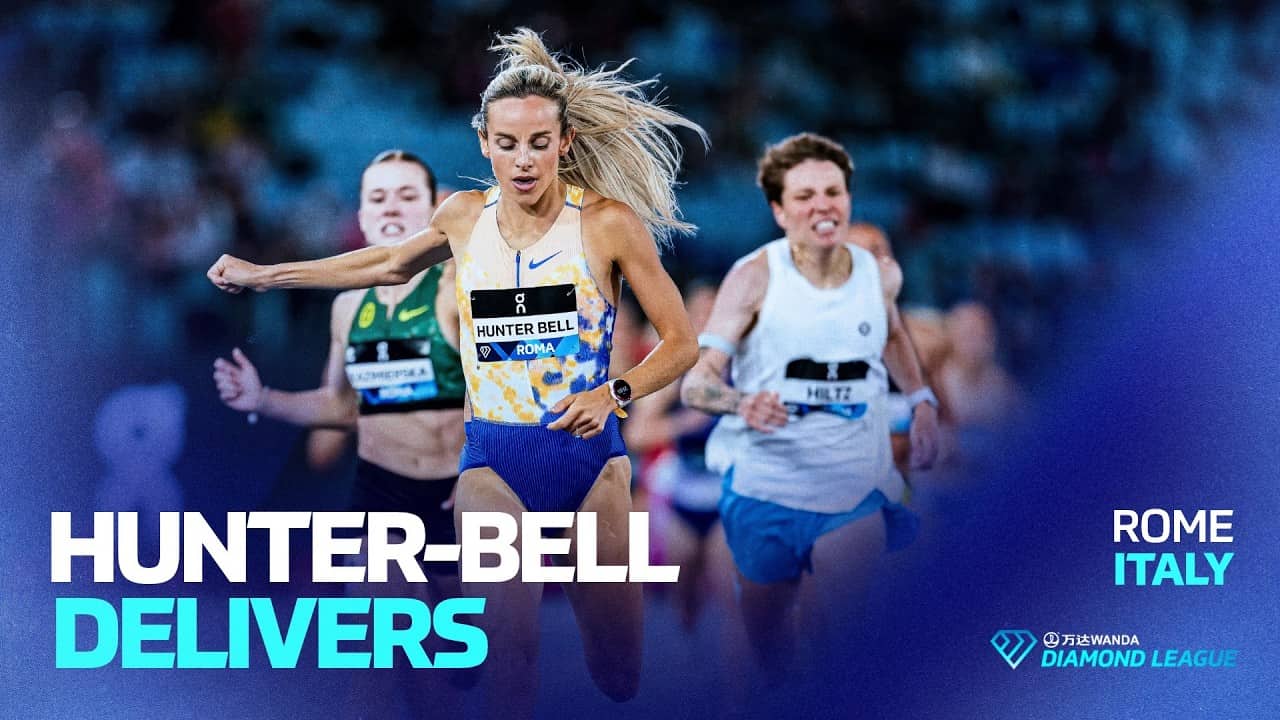 Georgia Hunter-Bells storms to 3:58.63 with final sprint over 1500m | Wanda Diamond League