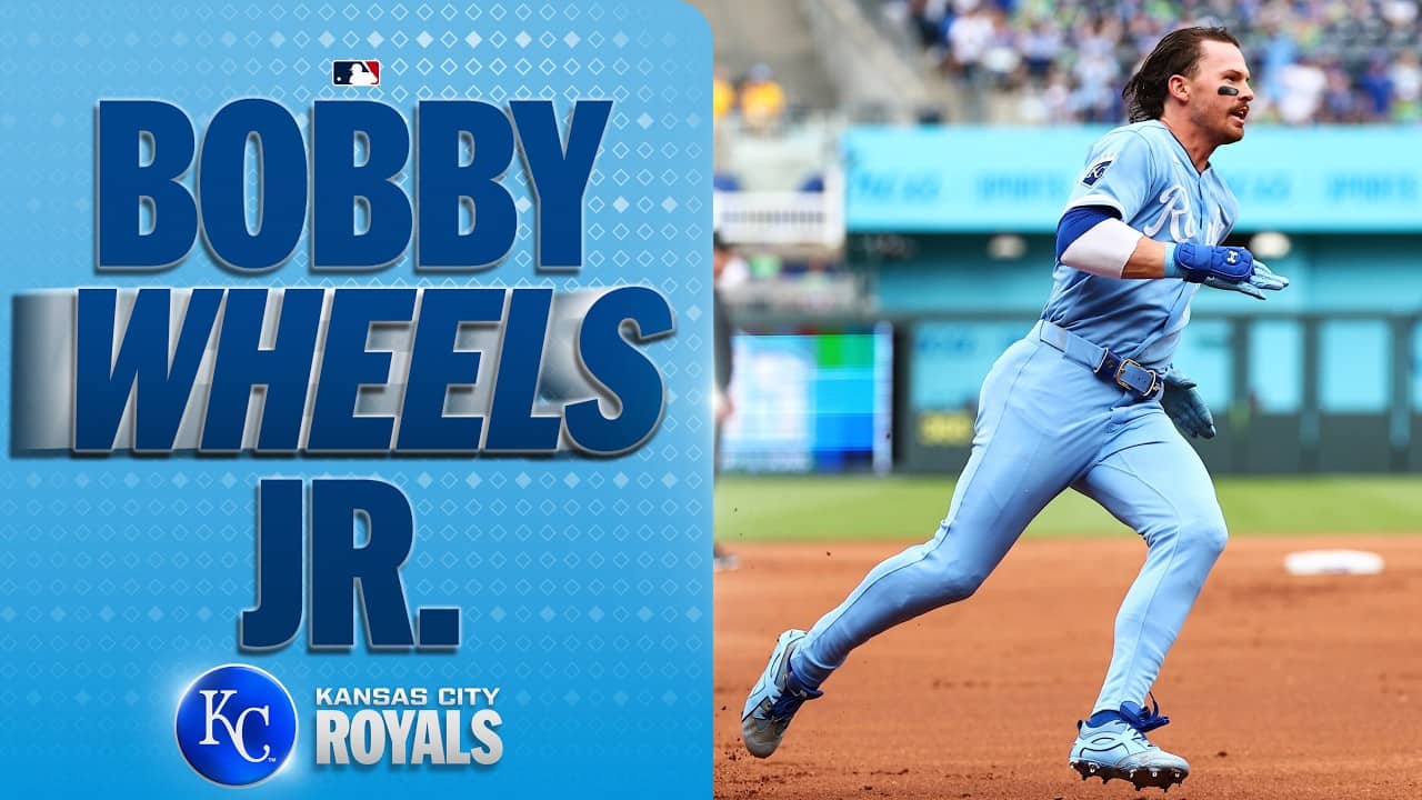 Bobby Witt Jr. hits an INSIDE-THE-PARK HR for the Royals! 🏃‍➡️ (14.13 seconds from home to home!)