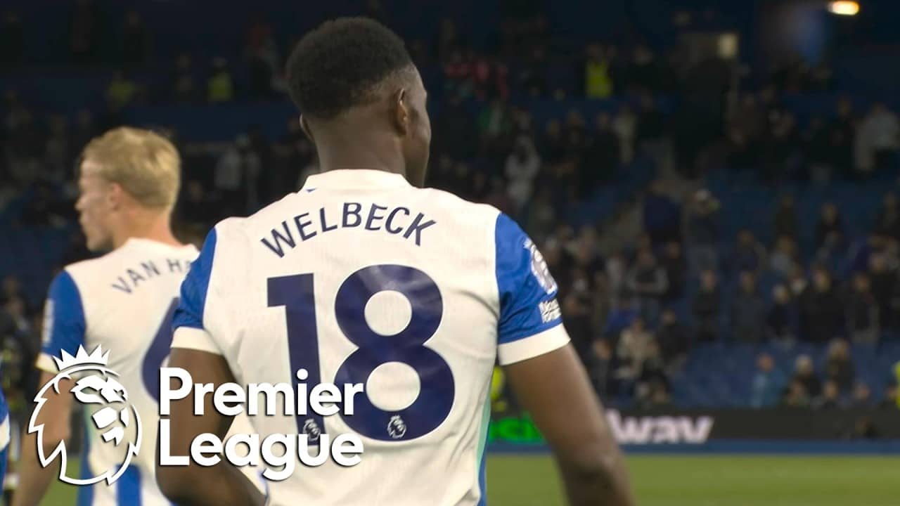 Danny Welbeck blasts Brighton 3-0 in front of Chelsea | Premier League | NBC Sports