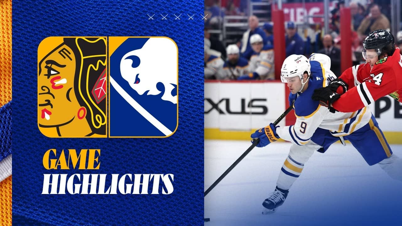 Sabres Win The Atlantic Division! | Sabres Beat Blackhawks 5-1 To Clinch Division | Buffalo Sabres