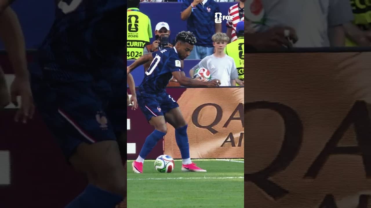A look at the challenge that resulted in a French penalty and Mbappé scoring