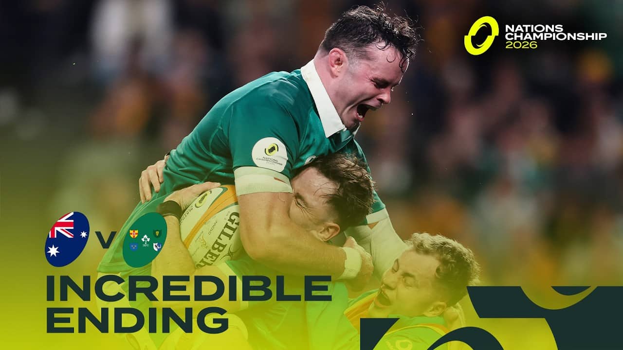 An INCREDIBLE final few minutes | Australia v Ireland | Nations Championship 2026