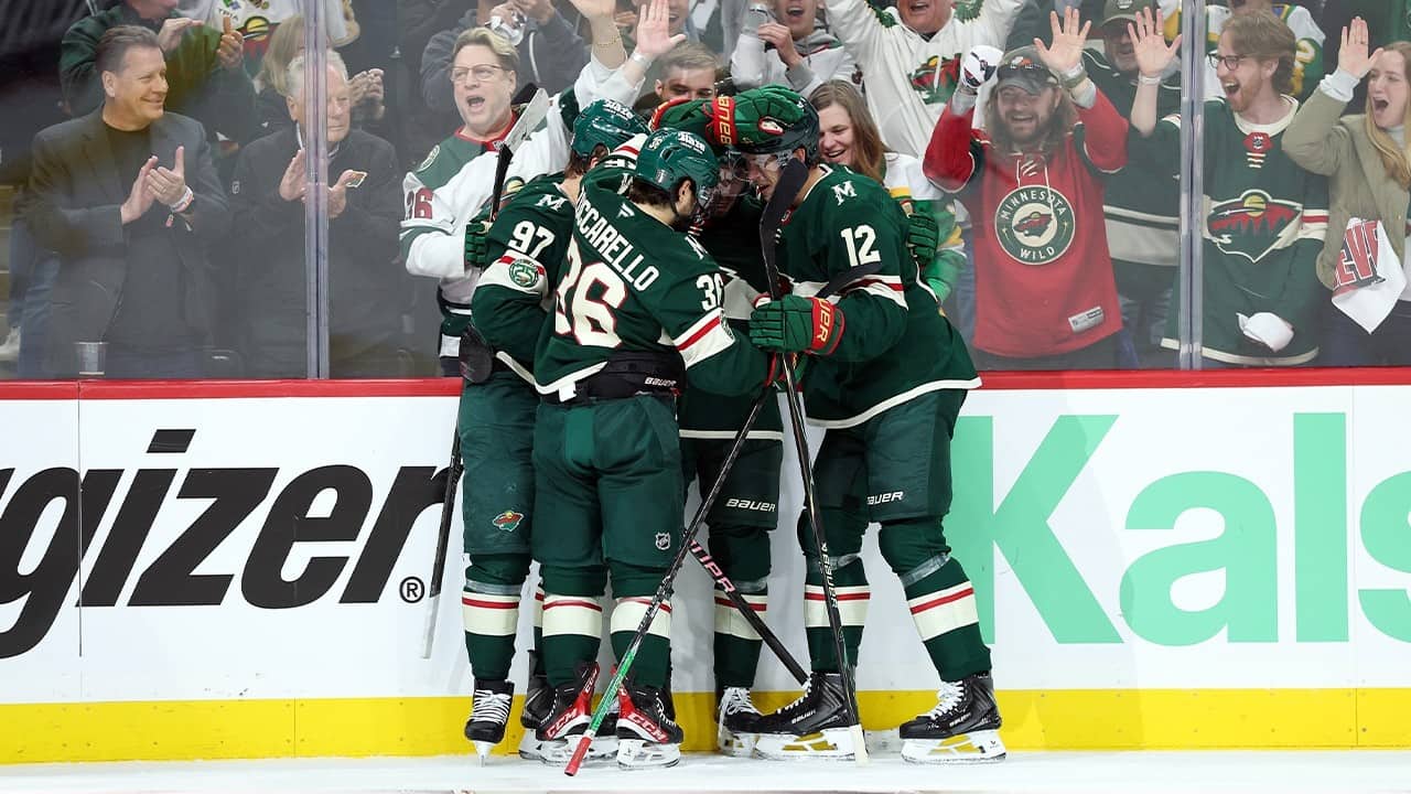 A WILD start to Game 3! Kaprizov and Hughes strike for 2 goals in 1:33!
