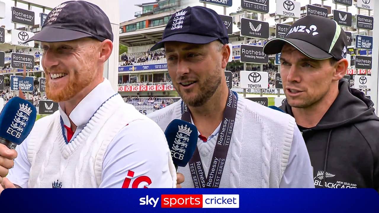 Ben Stokes, Tom Latham & Ollie Robinson FULL interviews after first Eng v NZ Test at Lord's