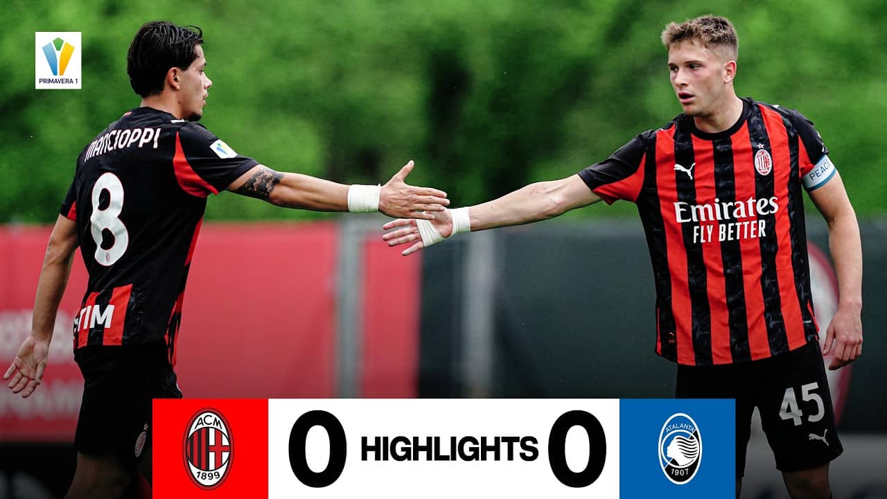 Tante occasioni per i rossoneri ma finisce pari | Milan 0-0 Atalanta | Primavera 1 Highlights