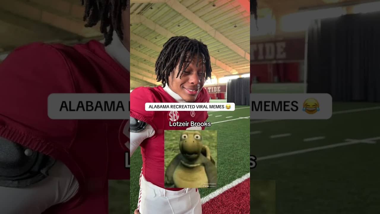 These were on point 🤣 (via @alabama_ftbl/TT)