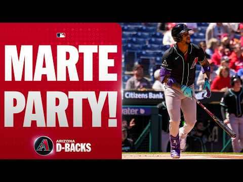 Ketel Marte CRUSHES a leadoff homer against the Phillies! 🐍💥 | MLB Highlights