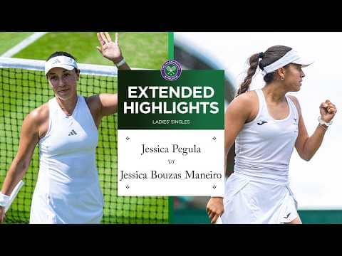 STRONG performance | Jessica Pegula v Jessica Bouzas Maneiro | Extended Highlights | Wimbledon 2026