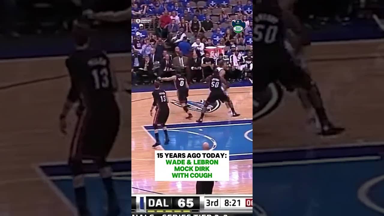 Dwyane Wade & LeBron Mock Dirk's Illness Before He Goes OFF In Finals Game 5 😤 - 15-Year Anniversary