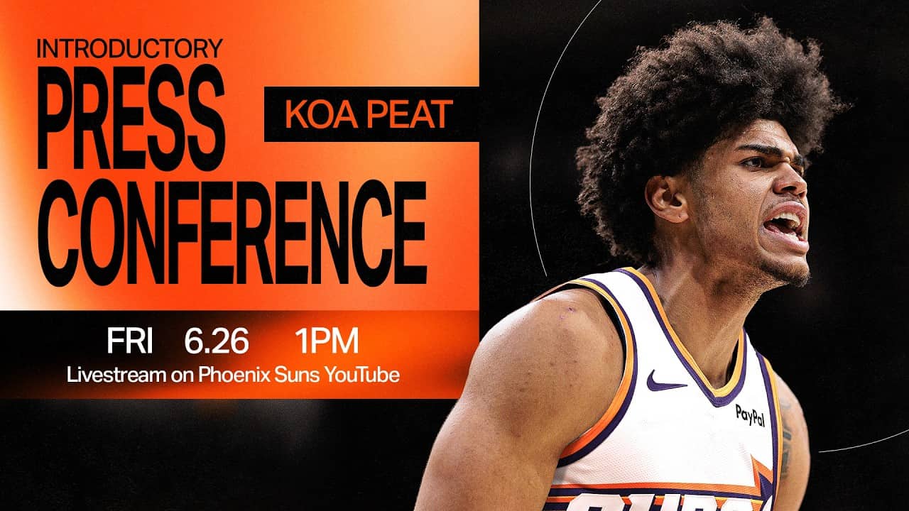 Koa Peat Introductory Press Conference | Phoenix Suns