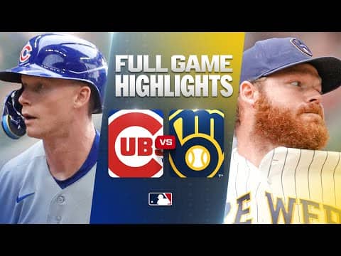 CUBS vs. BREWERS: Official Full Game Highlights (June 28) | 2026 MLB Season