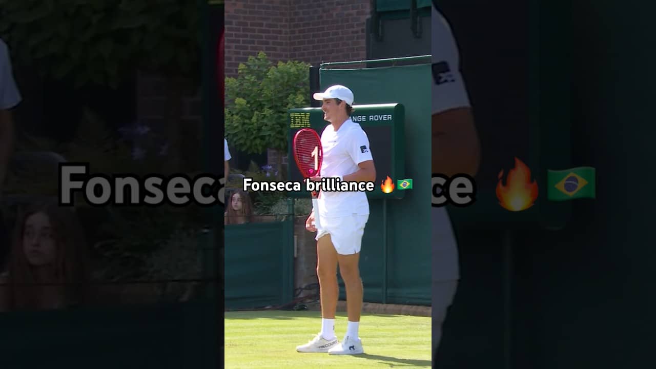 Joao Fonseca is on FIRE at Wimbledon 🔥🇧🇷
