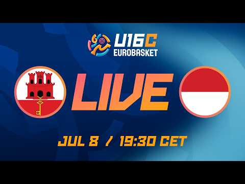 LIVE - Gibraltar v Monaco | FIBA U16 EuroBasket 2026 Division C | Group Phase