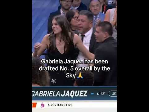 Gabriela Jaquez goes No. 5 to the Chicago Sky 🔥