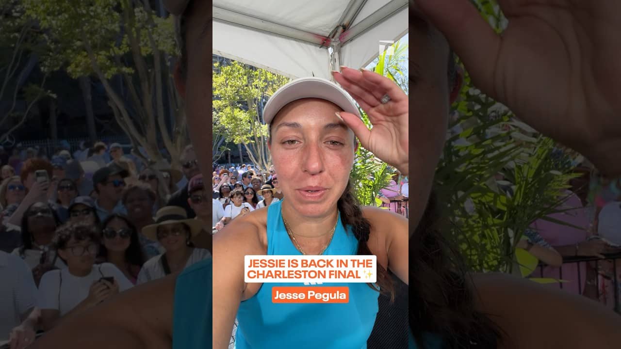 Stream the Charleston Open final at 1pm this Sunday on Tennis Channel 🤝 #tennis #sports #pegula