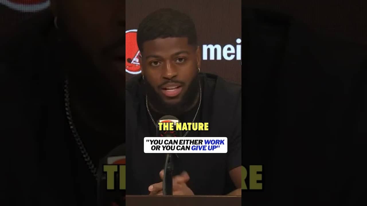 Jared Verse spoke for the first time on his trade to the Browns.