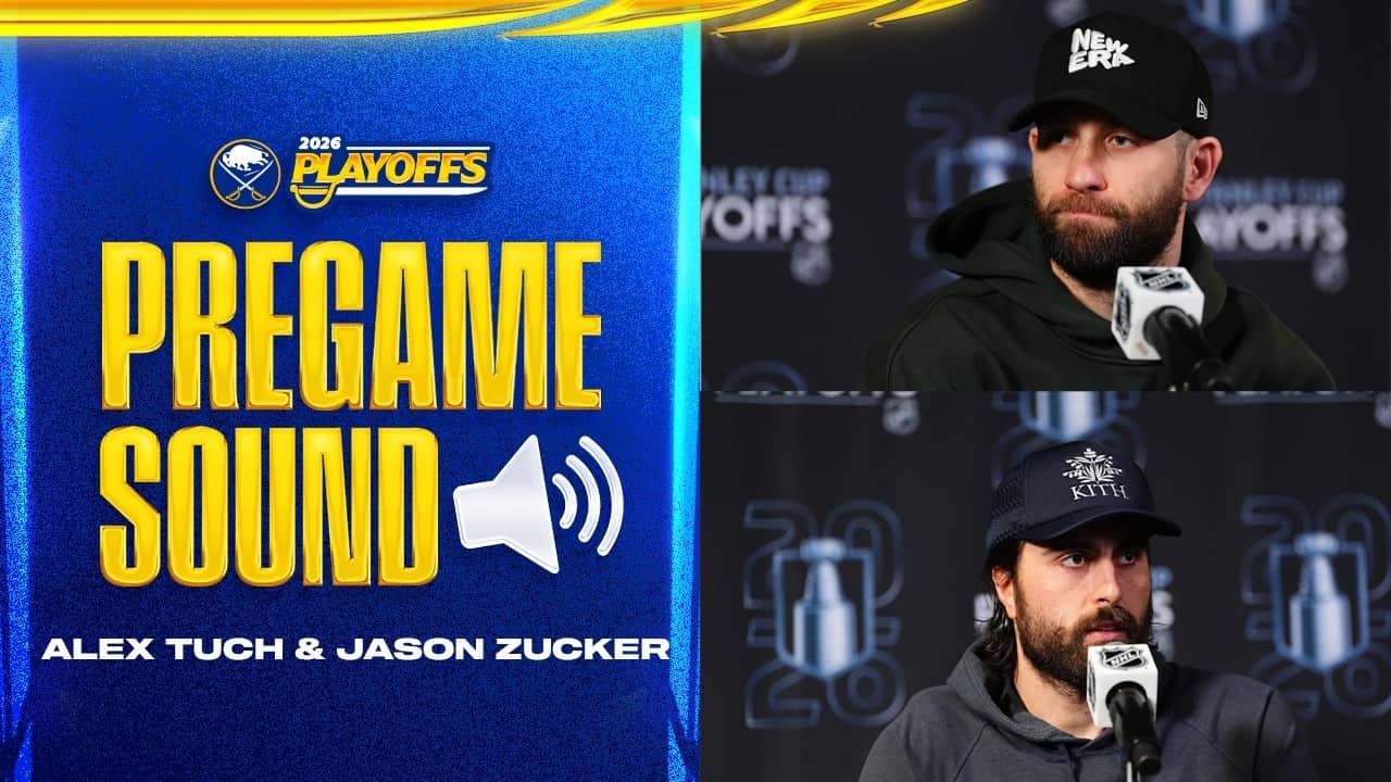 "It's Going To Take Everybody" | Alex Tuch and Jason Zucker Ahead Of Game 2  | Buffalo Sabres