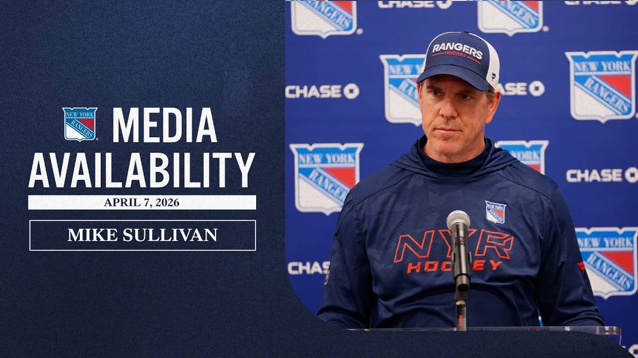 NYR Practice: Mike Sullivan Media Availability | Apr. 7, 2026