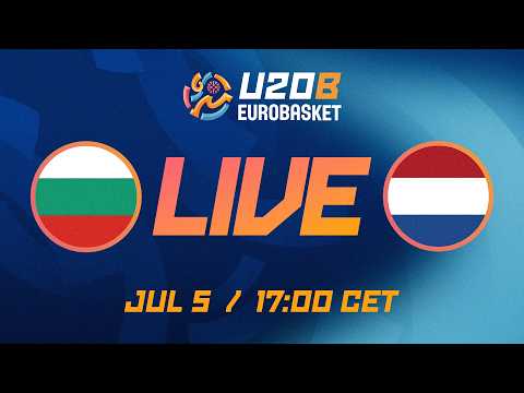 LIVE - Bulgaria v Netherlands | FIBA U20 Women's EuroBasket 2026 Division B | Group Phase