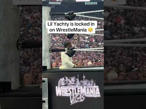 Lil Yachty ringside 🔥#WrestleMania