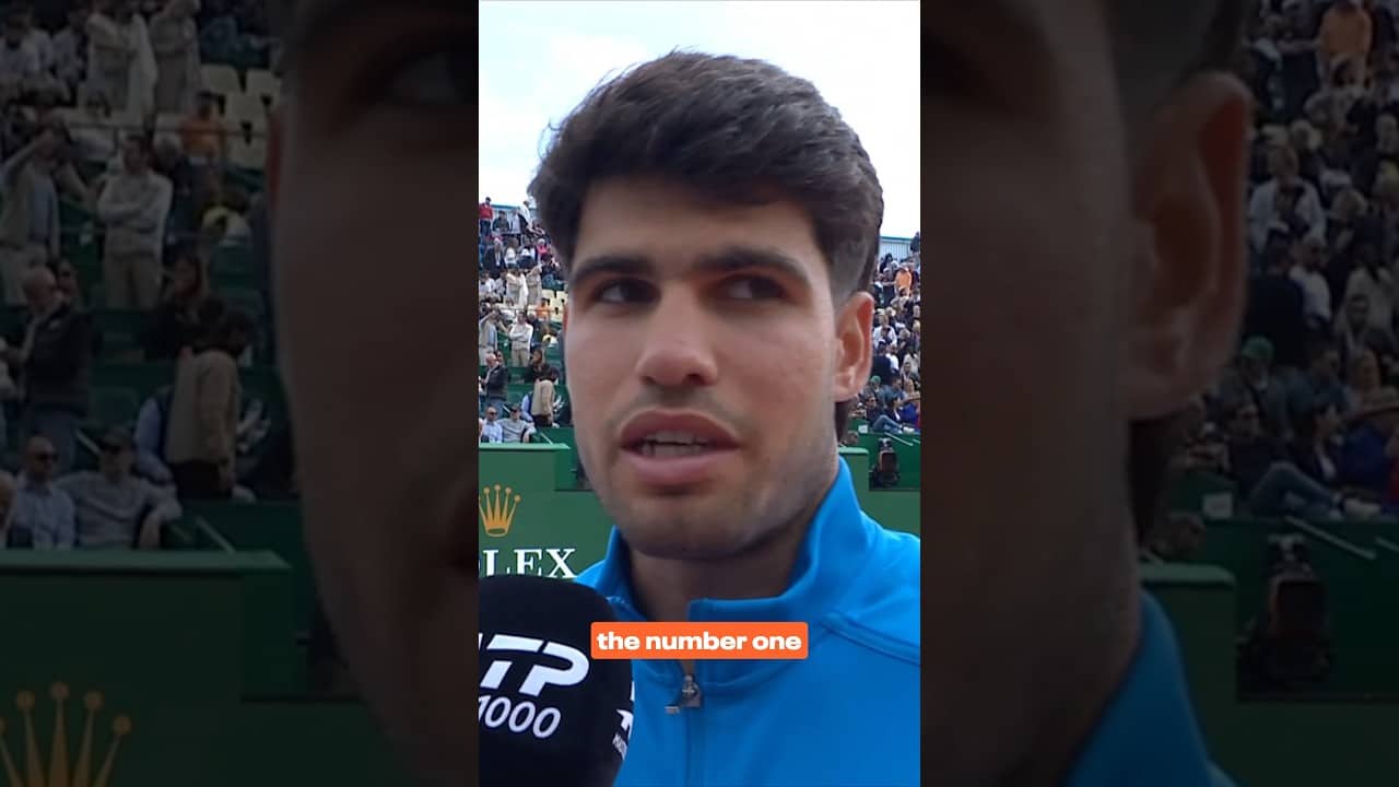 “I’m going to lose World No. 1” 😯 #alcaraz #sinner #tennis