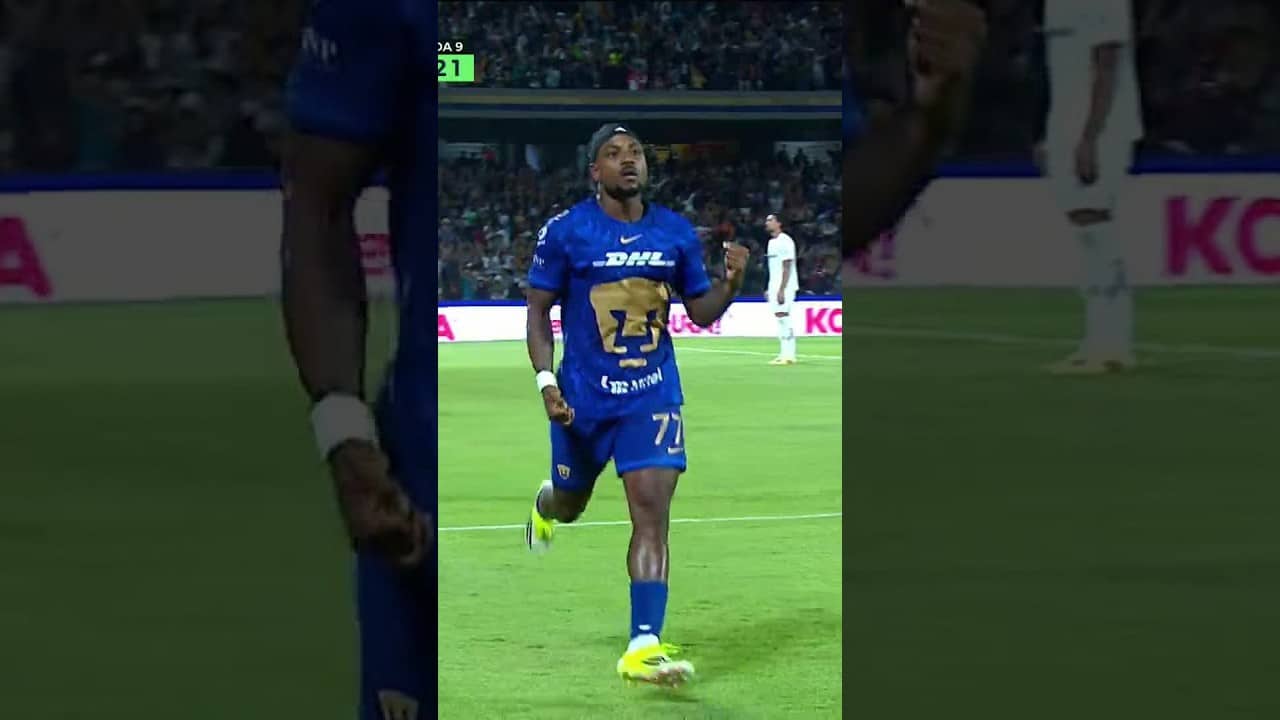 ¡Goool de Pumas el 2-1 ante Toluca! 😎 #shorts