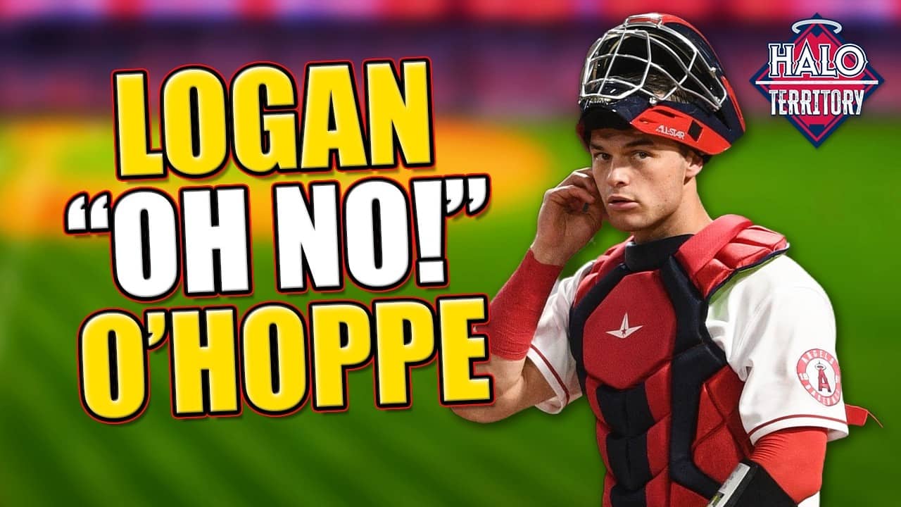 Catcher Logan O'Hoppe's failure to challenge potential third strike costs Angels | Halo Territory