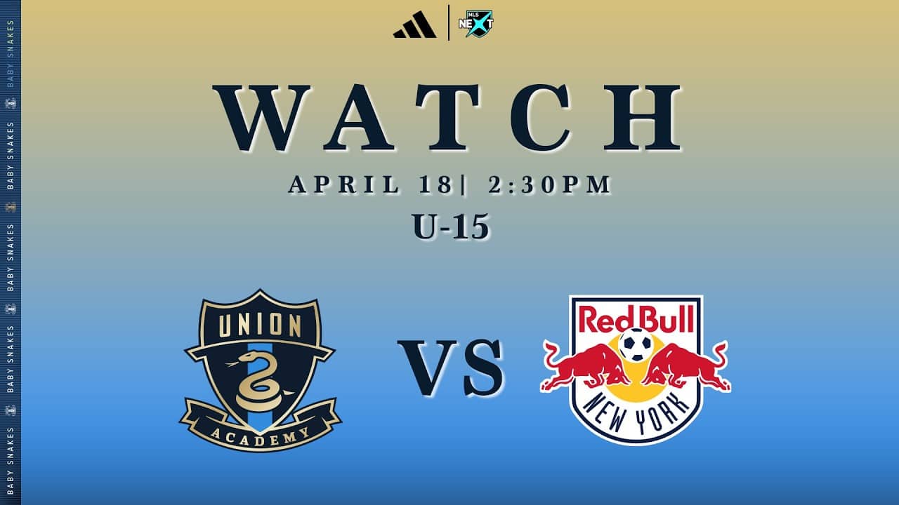 Philadelphia Union Academy U-15 vs. Red Bull New York [4.18.26]