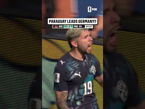 PARAGUAY STUNS GERMANY IN THE FIRST HALF