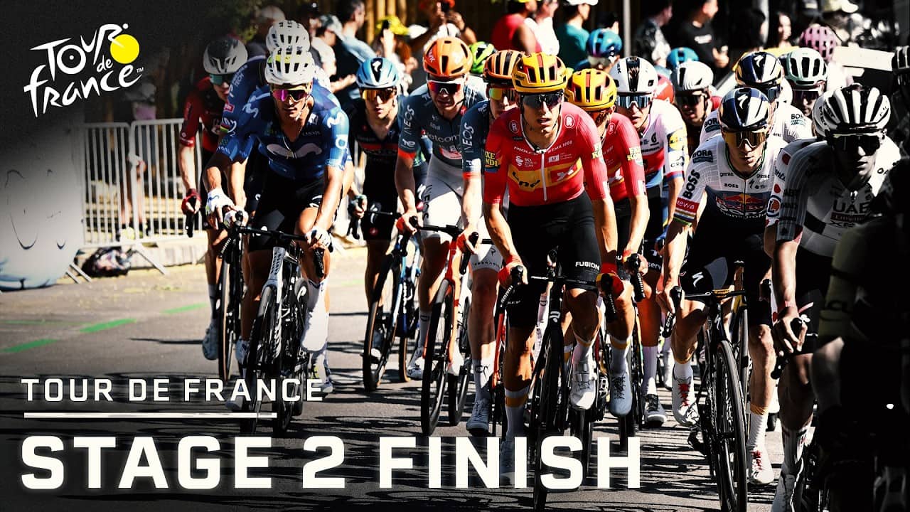 Tour de France 2026 highlights: Stage 2 Finish | Cycling on NBC Sports