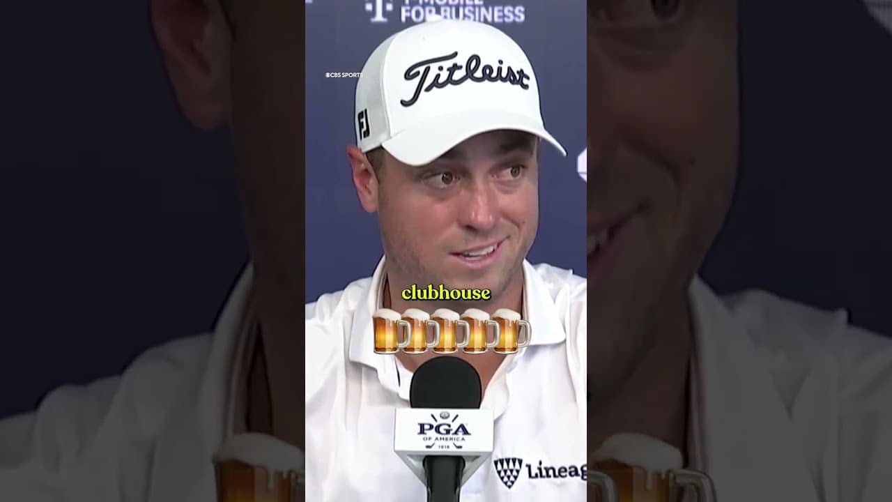 Justin Thomas is so real for this #golf #beer