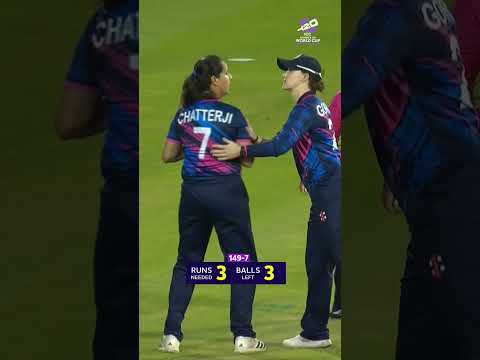 A change in bowler with just 3 balls remaining 😲 Final over drama between Sri Lanka and Scotland 🔥